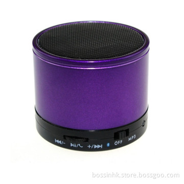 Mini Metal Cylinder Bluetooth/Wireless Speaker S10 with Portable TF MP3 (Bn-116)